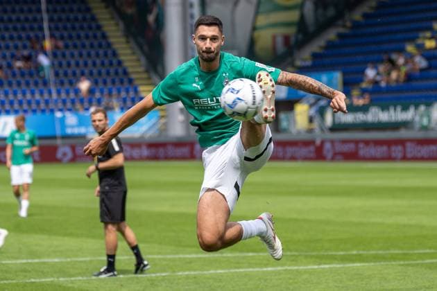 25 07 2024, Football friendly, Season 2024 2025, Fortuna Sittard B V Borussia Moenchengladbach on 25 07 2024 at Stadion Milaanstraat in Sittard Tim Kleindienst Borussia Moenchengladbach, 11 makes a long run and delivers the ball from the air into the goal Photo Kirchner Media TH Copyright: xKirchner-Media THx