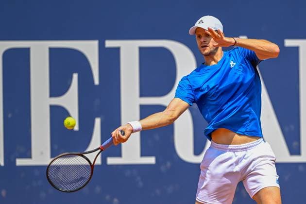 TENNIS - ATP, Tennis Herren Generali Open 2024 KITZBUEHEL,AUSTRIA,25.JUL.24 - TENNIS - ATP World Tour, Generali Open. Image shows Yannick Hanfmann (GER).  GEPAxpictures xDanielxSchoenherr