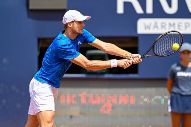 TENNIS - ATP, Tennis Herren Generali Open 2024 KITZBUEHEL,AUSTRIA,25.JUL.24 - TENNIS - ATP World Tour, Generali Open. Image shows Yannick Hanfmann (GER).  GEPAxpictures xDanielxSchoenherr