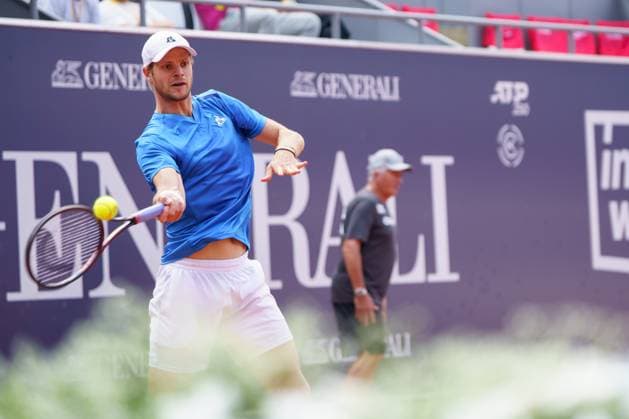 Generali Open ATP 250 2024 Kitzbühel, 25 07 2024 Yannick Hanfmann GER, Germany Generali Open 2024, ATP 250, Sportpark Kitzbühel on 25 07 2024, Kitzbühel Copyright: xBEAUTIFULxSPORTSx Pajonkx
