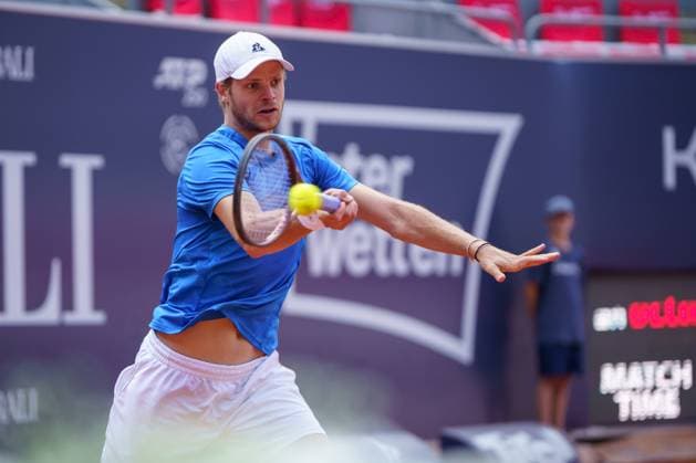 Generali Open ATP 250 2024 Kitzbühel, 25 07 2024 Yannick Hanfmann GER, Germany Generali Open 2024, ATP 250, Sportpark Kitzbühel on 25 07 2024, Kitzbühel Copyright: xBEAUTIFULxSPORTSx Pajonkx