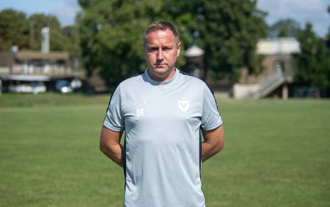 Coach Dennis Kutrieb FC Viktoria 1889 Berlin Regionalliga Nordost, portrait date 2024 2025, 25 07 2024, Copyright: xSebastianxRäppold MatthiasxKochx