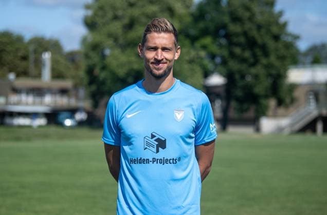 Nicolas Hebisch FC Viktoria 1889 Berlin Regionalliga Nordost, portrait date 2024 2025, 25 07 2024, Copyright: xSebastianxRäppold MatthiasxKochx