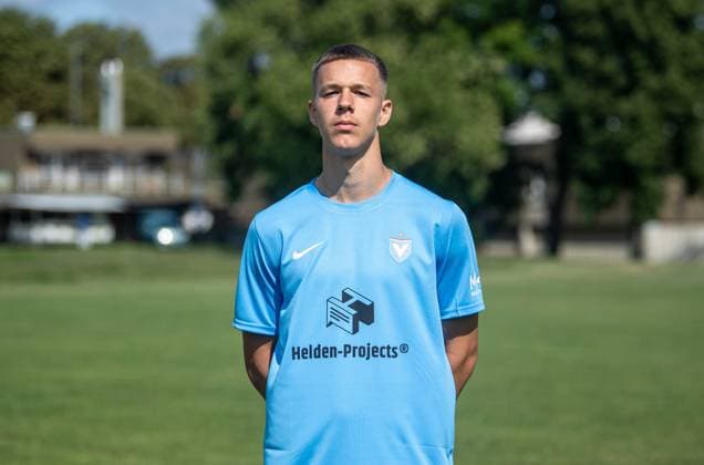 Julien Damelang FC Viktoria 1889 Berlin Regionalliga Nordost, portrait date 2024 2025, 25 07 2024, Copyright: xSebastianxRäppold MatthiasxKochx