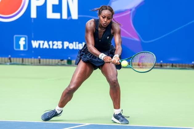 Polish Open 2024 Alycia Parks during WTA, Tennis Damen 125 Polish Open 2024 tennis tournament in Warsaw, Poland on 25 July, 2024. Warsaw Poland  Copyright: xFotoxOlimpikx originalFilename:jastrzebowski-wta125po240725_nplmR.jpg