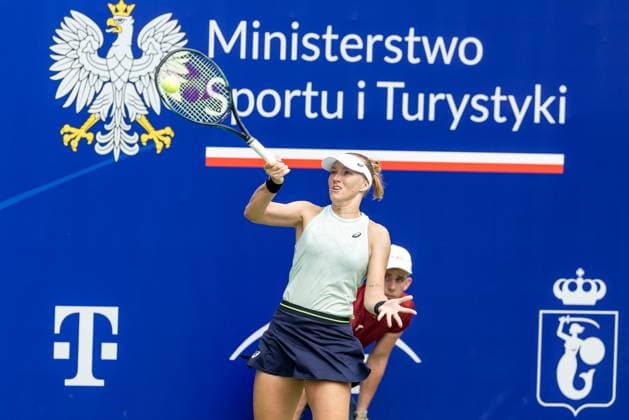 Polish Open 2024 Lina Glushko during WTA, Tennis Damen 125 Polish Open 2024 tennis tournament in Warsaw, Poland on 25 July, 2024. Warsaw Poland  Copyright: xFotoxOlimpikx originalFilename:jastrzebowski-wta125po240725_npPVP.jpg