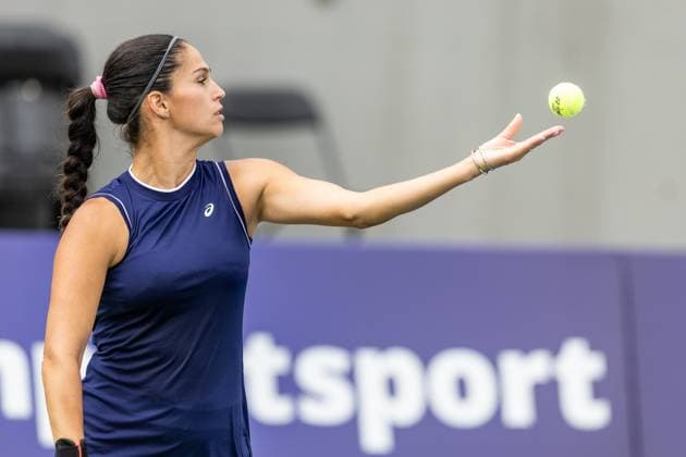Polish Open 2024 Isabella Shinikova during WTA, Tennis Damen 125 Polish Open 2024 tennis tournament in Warsaw, Poland on 25 July, 2024. Warsaw Poland  Copyright: xFotoxOlimpikx originalFilename:jastrzebowski-wta125po240725_npFJW.jpg