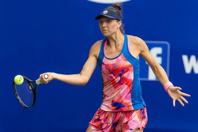 Polish Open 2024 Leonie Kung during WTA, Tennis Damen 125 Polish Open 2024 tennis tournament in Warsaw, Poland on 25 July, 2024. Warsaw Poland  Copyright: xFotoxOlimpikx originalFilename:jastrzebowski-wta125po240725_npfrq.jpg