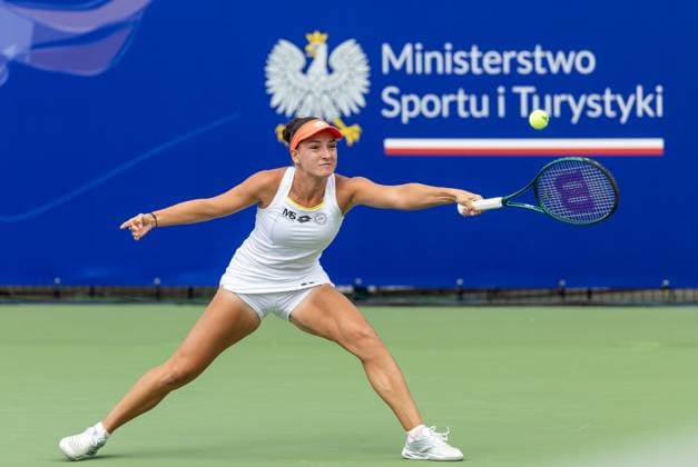 Polish Open 2024 Darja Semenistaja during WTA, Tennis Damen 125 Polish Open 2024 tennis tournament in Warsaw, Poland on 25 July, 2024. Warsaw Poland  Copyright: xFotoxOlimpikx originalFilename:jastrzebowski-wta125po240725_npgyw.jpg