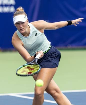 Polish Open 2024 Lina Glushko during WTA, Tennis Damen 125 Polish Open 2024 tennis tournament in Warsaw, Poland on 25 July, 2024. Warsaw Poland  Copyright: xFotoxOlimpikx originalFilename:jastrzebowski-wta125po240725_npPRK.jpg