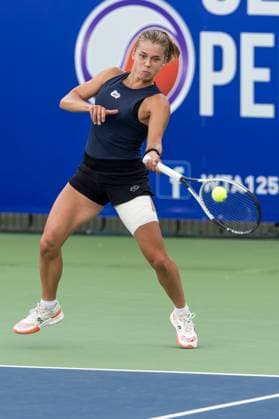 Polish Open 2024 Maja Chwalinska during WTA, Tennis Damen 125 Polish Open 2024 tennis tournament in Warsaw, Poland on 25 July, 2024. Warsaw Poland  Copyright: xFotoxOlimpikx originalFilename:jastrzebowski-wta125po240725_npC1i.jpg