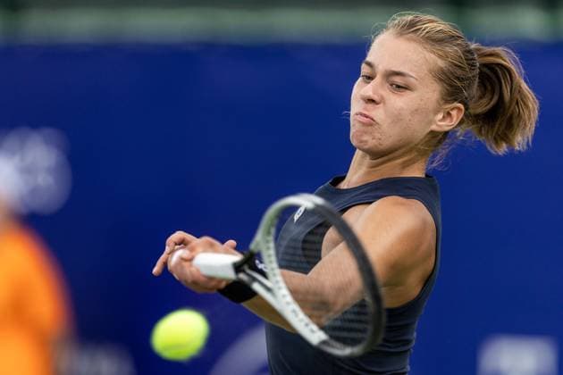Polish Open 2024 Maja Chwalinska during WTA, Tennis Damen 125 Polish Open 2024 tennis tournament in Warsaw, Poland on 25 July, 2024. Warsaw Poland  Copyright: xFotoxOlimpikx originalFilename:jastrzebowski-wta125po240725_npGf1.jpg