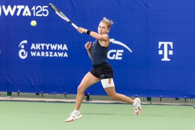Polish Open 2024 Maja Chwalinska during WTA, Tennis Damen 125 Polish Open 2024 tennis tournament in Warsaw, Poland on 25 July, 2024. Warsaw Poland  Copyright: xFotoxOlimpikx originalFilename:jastrzebowski-wta125po240725_npHAF.jpg
