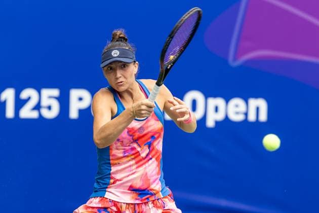 Polish Open 2024 Leonie Kung during WTA, Tennis Damen 125 Polish Open 2024 tennis tournament in Warsaw, Poland on 25 July, 2024. Warsaw Poland  Copyright: xFotoxOlimpikx originalFilename:jastrzebowski-wta125po240725_nphfl.jpg