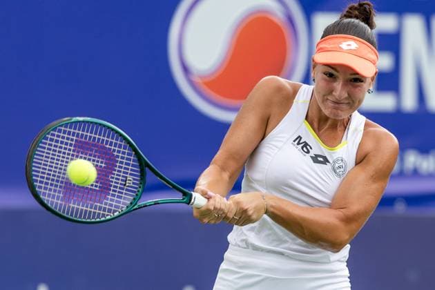 Sport Bilder des Tages Polish Open 2024 Darja Semenistaja during WTA, Tennis Damen 125 Polish Open 2024 tennis tournament in Warsaw, Poland on 25 July, 2024. Warsaw Poland  Copyright: xFotoxOlimpikx originalFilename:jastrzebowski-wta125po240725_npkP7.jpg