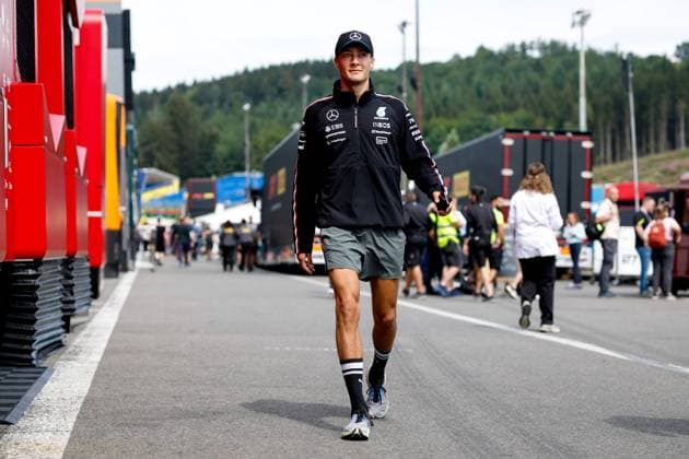 63 George Russell GBR, Mercedes AMG Petronas F1 Team , F1 Grand Prix of Belgium at Circuit de Spa Francorchamps on July 25, 2024 in Spa Francorchamps, Belgium Photo by HOCH ZWEI Spa Francorchamps Belgium