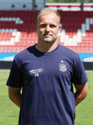 FSV Zwickau Teampräsentation Regionalliga NO Goalkeeper Coach Tom Hornuff FSV Zwickau Regionalliga NordOst, Porträttermin 2024 2025 , Zwickau, 15 07 2024, GGZ Arena, Fußball , Picture Point