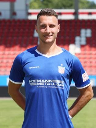 FSV Zwickau Teampräsentation Regionalliga NO Goalkeeper Lucas Hiemann FSV Zwickau Regionalliga NordOst, Porträttermin 2024 2025 , Zwickau, 15 07 2024, GGZ Arena, Fußball , Picture Point