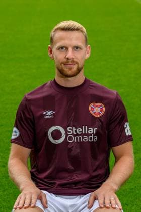 Fußball, Hearts of Midlothian Porträttermin 2024 2025 Heart of Midlothian 24 07 2024. 2024_25 Head Shots Stephen Kingsley of Hearts profile picture for Heart of Midlothian at Tynecastle Park, Edinburgh, Scotland on 24 July 2024. Edinburgh Tynecastle Park Edinburgh Scotland Editorial use only , Copyright: xMalcolmxMackenzie HeartsxFCx PSI-20050-0012