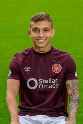 Fußball, Hearts of Midlothian Porträttermin 2024 2025 Heart of Midlothian 24 07 2024. 2024_25 Head Shots Kenneth Vargas of Hearts profile picture for Heart of Midlothian at Tynecastle Park, Edinburgh, Scotland on 24 July 2024. Edinburgh Tynecastle Park Edinburgh Scotland Editorial use only , Copyright: xMalcolmxMackenzie HeartsxFCx PSI-20050-0036
