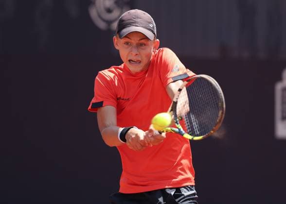 Johann Nagel Heyer GER , Kitz Rising U 14 Tournament Tennis Generali Open Kitzbuehel 2024 ATP 250 Kitzbuehler Tennis Club Kitzbuehel Tirol Austria 25 July 2024 Copyright: xJuergenxHasenkopfx