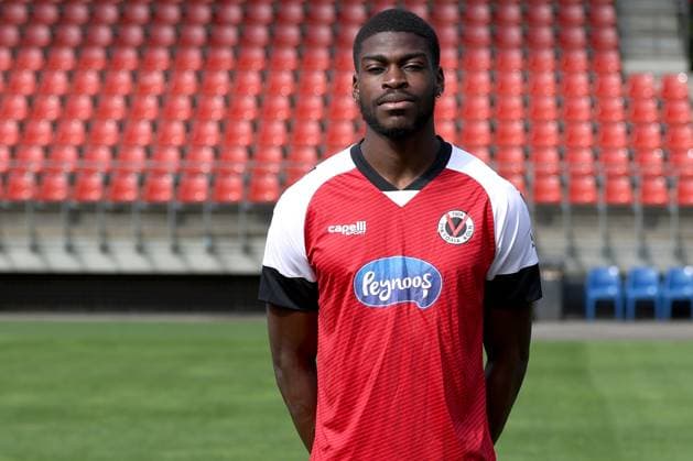 Kwabe Schulz FC Viktoria Köln 3 Liga, portrait date 2024 2025 North Rhine-Westphalia Germany