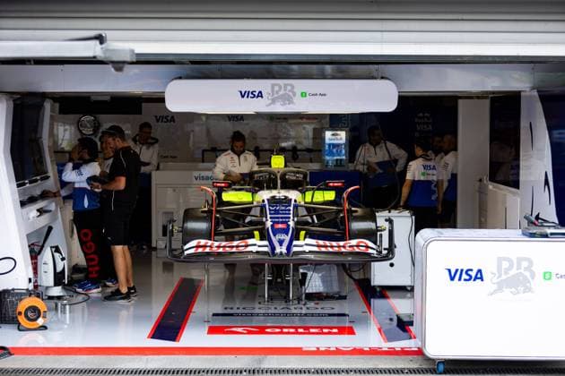 Visa Cash App RB F1 Team illustration during the Formula 1 Rolex Belgian Grand Prix 2024, 14th round of the 2024 Formula One World Championship, WM, Weltmeisterschaft from July 26 to 28, 2024 on the Circuit de Spa-Francorchamps, in Stavelot, Belgium - F1 - BELGIAN GRAND PRIX 2024 DPPI Panoramic  240725_R14_BELGIO_DP_JFR63722.CR3_