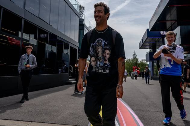 STAVELOT, BELGIUM: Daniel Ricciardo, racing for the Racing Bulls team during the 2024 Formula 1 Belgian Grand Prix at the Circuit de Spa-Francorchamps in Stavelot, Belgium