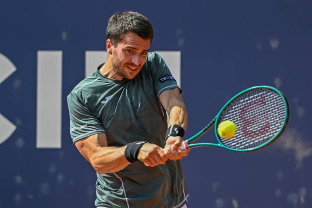 TENNIS - ATP, Tennis Herren Generali Open 2024 KITZBUEHEL,AUSTRIA,25.JUL.24 - TENNIS - ATP World Tour, Generali Open. Image shows Pedro Martinez (ESP).  GEPAxpictures xDanielxSchoenherr