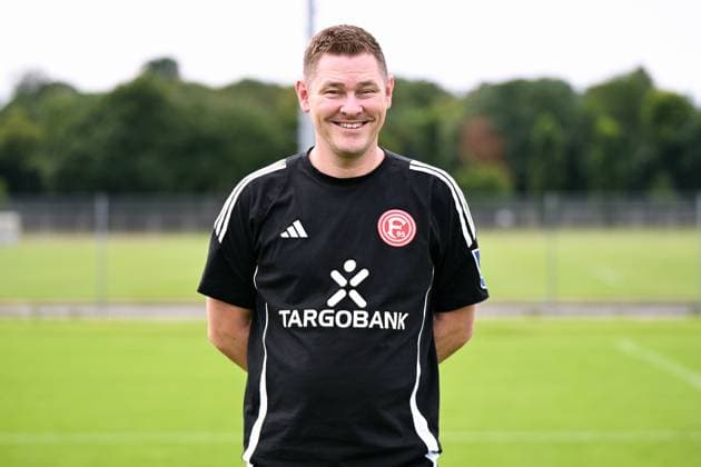 Physiotherapist Marcel Verstappen Fortuna Düsseldorf 2 BL, portrait appointment 2024 2025