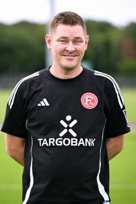 Physiotherapist Marcel Verstappen Fortuna Düsseldorf 2 BL, portrait appointment 2024 2025