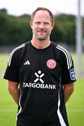 Physiotherapist Frank Hörstmann Fortuna Düsseldorf 2 BL, portrait appointment 2024 2025