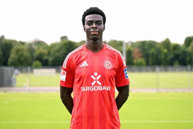 Joshua Quarshie Fortuna Düsseldorf 2 BL, portrait date 2024 2025