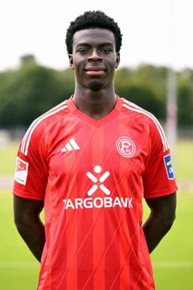 Joshua Quarshie Fortuna Düsseldorf 2 BL, portrait date 2024 2025