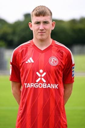 Isak Bergmann Johannesson Fortuna Düsseldorf 2 BL, portrait date 2024 2025