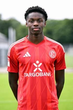 Noah Mbamba Fortuna Düsseldorf 2 BL, portrait date 2024 2025