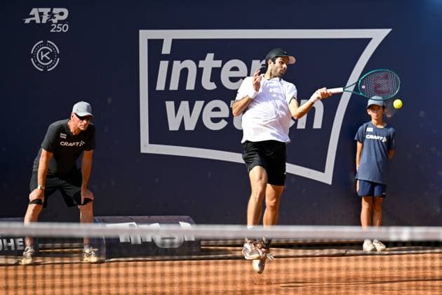 TENNIS - ATP, Tennis Herren Generali Open 2024 KITZBUEHEL,AUSTRIA,25.JUL.24 - TENNIS - ATP World Tour, Generali Open. Image shows Facundo Diaz Acosta (ARG).  GEPAxpictures xDanielxSchoenherr