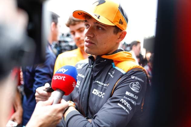 4 Lando Norris GBR, McLaren Formula 1 Team , F1 Grand Prix of Belgium at Circuit de Spa Francorchamps on July 25, 2024 in Spa Francorchamps, Belgium Photo by HOCH ZWEI Spa Francorchamps Belgium