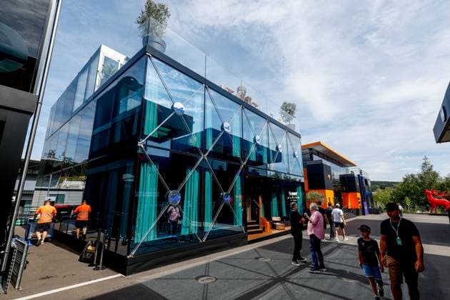BWT Alpine F1 Team Motorhome, F1 Grand Prix of Belgium at Circuit de Spa Francorchamps on July 25, 2024 in Spa Francorchamps, Belgium Photo by HOCH ZWEI Spa Francorchamps Belgium