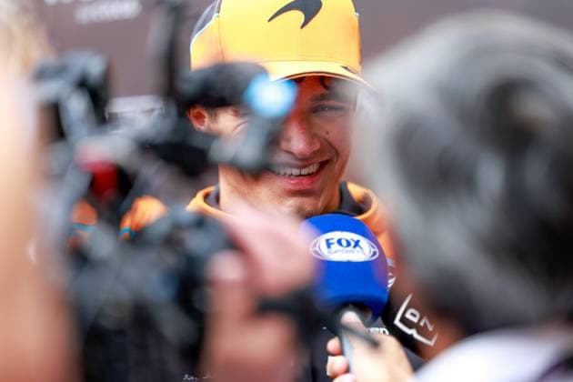 4 Lando Norris GBR, McLaren Formula 1 Team , F1 Grand Prix of Belgium at Circuit de Spa Francorchamps on July 25, 2024 in Spa Francorchamps, Belgium Photo by HOCH ZWEI Spa Francorchamps Belgium
