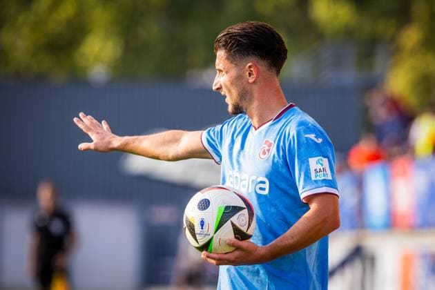 RUZOMBEROK - TRABZONSPOR UEFA EUROPA LEAGUE Enis Bardhi of Trabzonspor during the 1st leg of Second qualifying round of the UEFA Europa League football match between MFK Ruzomberok and Trabzonspor. Ruzomberok, Slovakia, July 25, 2024. PUBLICATION NOT IN SLOVAKIA Ruzomberok Copyright: xBranislavxRackox 080A4277
