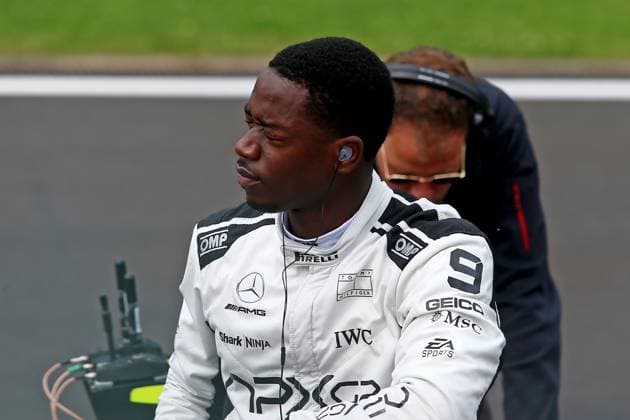 25 07 2024, xsvx, Motorsport FIA Formula 1, Belgian Grand Prix 2024 emspor, v l Damson Idris Team APXGP Apex Joshua Pearce FIA REGULATIONS PROHIBIT ANY USE OF PHOTOGRAPHS as IMAGE SEQUENCES and or QUASI VIDEO Spa