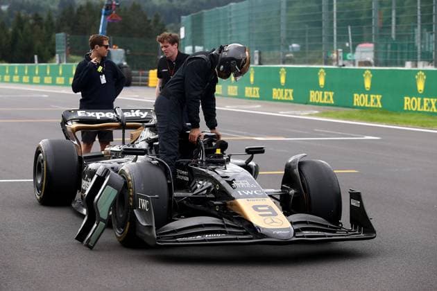 25 07 2024, xsvx, Motorsport FIA Formula 1, Belgian Grand Prix 2024 emspor, v l Damson Idris Team APXGP Apex Joshua Pearce Auto FIA REGULATIONS PROHIBIT ANY USE OF PHOTOGRAPHS as IMAGE SEQUENCES and or QUASI VIDEO Spa