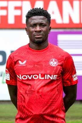 Afeez Aremu 1 FC Kaiserslautern, 23 , GER, 1 FC Kaiserslautern, 2 Bundesliga, Portraettermin 2024 2025, 25 07 2024 GER, 1 FC Kaiserslautern, 2 Bundesliga, Portraettermin 2024 2025, 25 07 2024 Kaiserslautern Copyright: xEibner-Pressefoto FlorianxWieganx EP_FWD