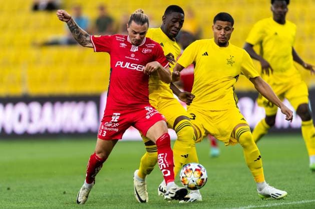 240725 Niklas Hult of Elfsborg during the UEFA Europa League qualification match between Sheriff Tiraspol and Elfsborg on July 25, 2024 in Tiraspol Photo Alex Nicodim BILDBYRAN COP 282 AN0008 fotboll football soccer fotball uefa europa league sheriff tiraspol elfsborg bbeng qualification  Copyright: ALEXxNICODIM BB240725ZG013