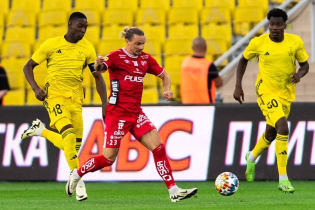 240725 Niklas Hult of Elfsborg during the UEFA Europa League qualification match between Sheriff Tiraspol and Elfsborg on July 25, 2024 in Tiraspol Photo Alex Nicodim BILDBYRAN COP 282 AN0008 fotboll football soccer fotball uefa europa league sheriff tiraspol elfsborg bbeng qualification  Copyright: ALEXxNICODIM BB240725ZO014