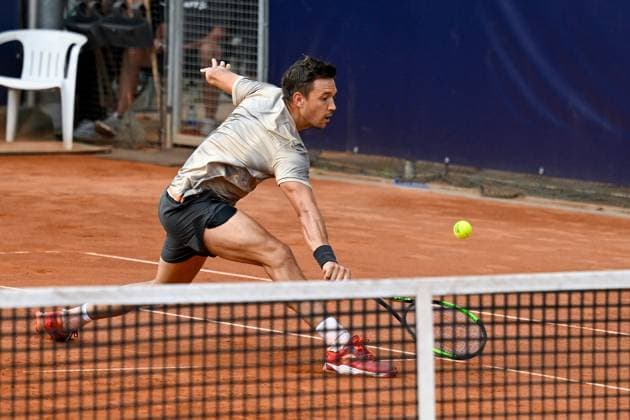 TENNIS - ATP, Tennis Herren Generali Open 2024 KITZBUEHEL,AUSTRIA,25.JUL.24 - TENNIS - ATP World Tour, Generali Open. Image shows Andreas Mies (GER).  GEPAxpictures xDanielxSchoenherr