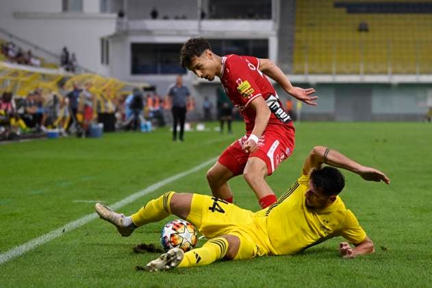 240725 Camil Jebara of Elfsborg during the UEFA Europa League qualification match between Sheriff Tiraspol and Elfsborg on July 25, 2024 in Tiraspol Photo Alex Nicodim BILDBYRAN COP 282 AN0008 fotboll football soccer fotball uefa europa league sheriff tiraspol elfsborg bbeng qualification  Copyright: ALEXxNICODIM BB240725ZY022