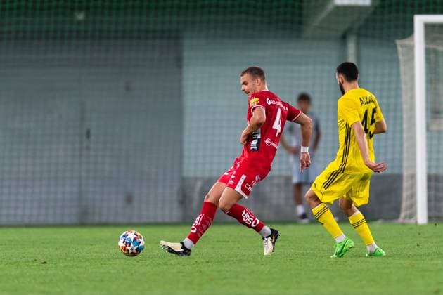 240725 Gustav Henriksson of Elfsborg during the UEFA Europa League qualification match between Sheriff Tiraspol and Elfsborg on July 25, 2024 in Tiraspol Photo Alex Nicodim BILDBYRAN COP 282 AN0008 fotboll football soccer fotball uefa europa league sheriff tiraspol elfsborg bbeng qualification  Copyright: ALEXxNICODIM BB240725ZM015