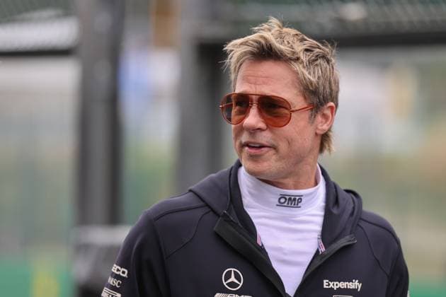 BRAD PITT (USA) on the set of the movie F1 FORMULE 1 : Grand Prix de Belgique - Spa-Francorchamps - 25 07 2024 FORMULE 1 : Grand Prix de Belgique - Spa-Francorchamps - 25 07 2024 MPSAgency Panoramic 